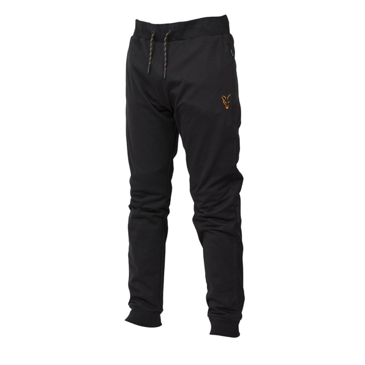 Fox Collection Black Orange Lightweight Joggers
