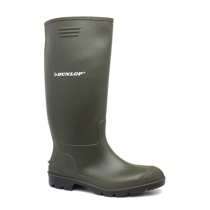 Dunlop Unisex Green Wellington Boots