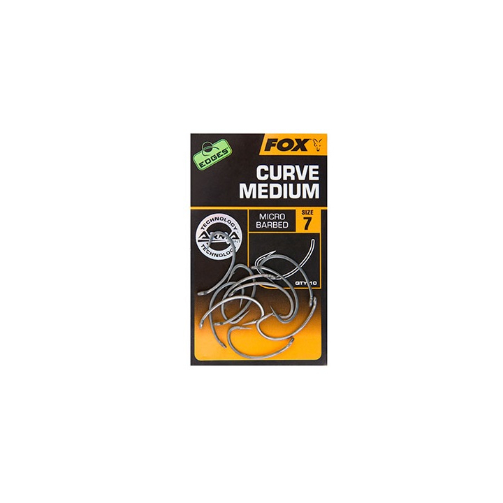 Fox Edges Curve Medium Hooks
