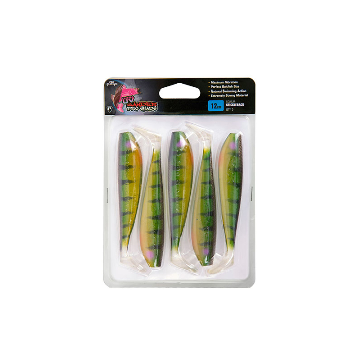 Fox Rage Ultra UV Zander Pro Shads (5 Packs)