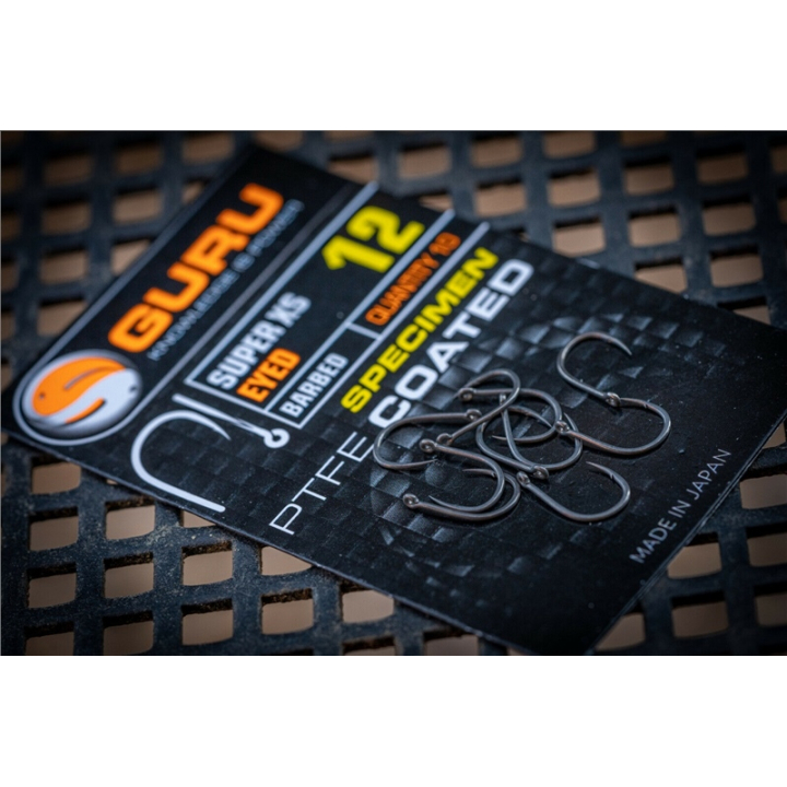 Guru Super XS Eyed Hooks Barbed
