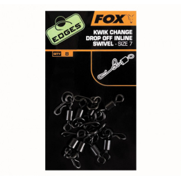 Fox Edges Kwik Change Inline Swivels Size 7