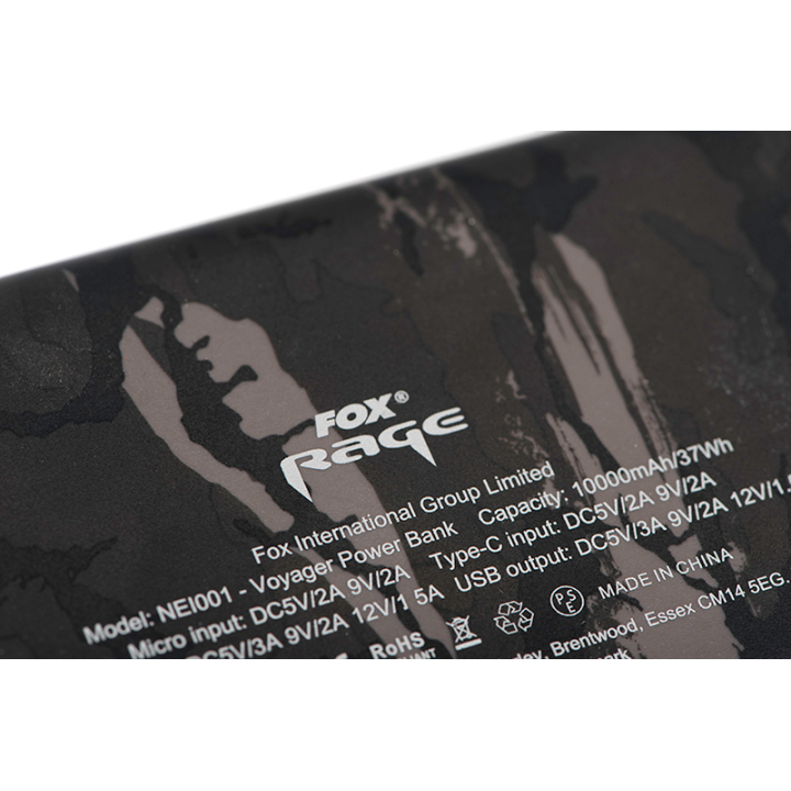 Fox Voyager Camo Power Bank - 10K mAh
