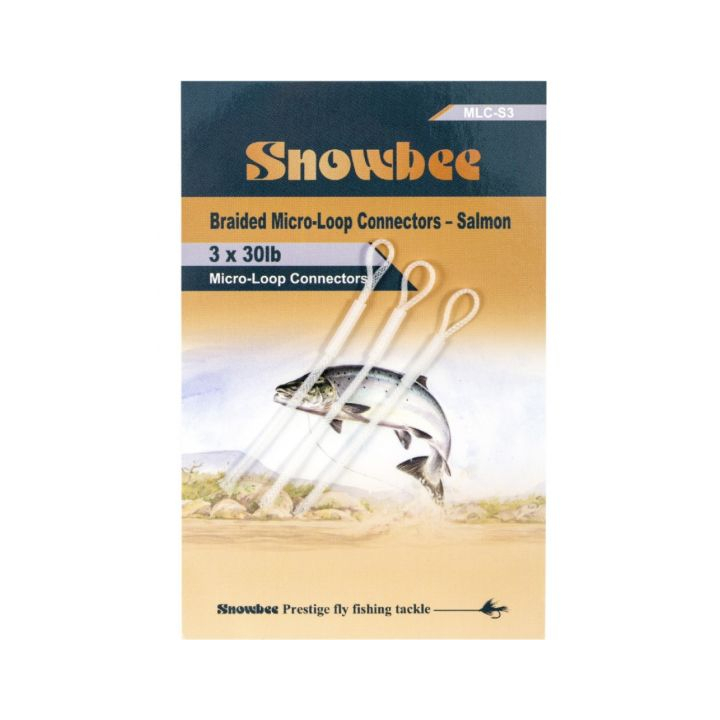 Snowbee Loop Connectors - Salmon