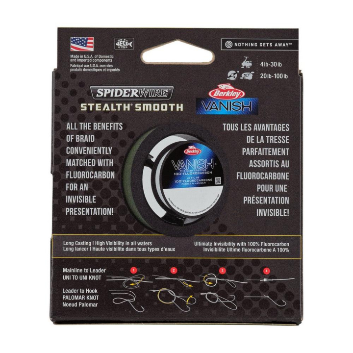 SpiderWire 8 Braid & Fluorocarbon Duo Spool System