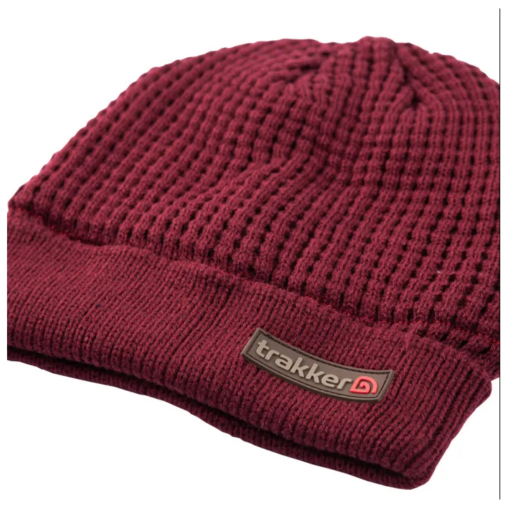 Trakker Plum Textured Fishing Beanie