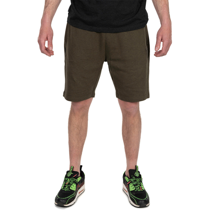 Fox Collection Green & Black Lightweight Fishing Jogger Shorts