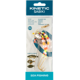 Kinetic Sabiki Scandic Rig Yellow/Red/Orange