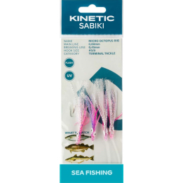 Kinetic Sabiki Micro Octopus Rig Clear UV