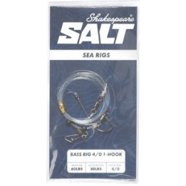 Shakespeare salt 1 Hook Bass Rig