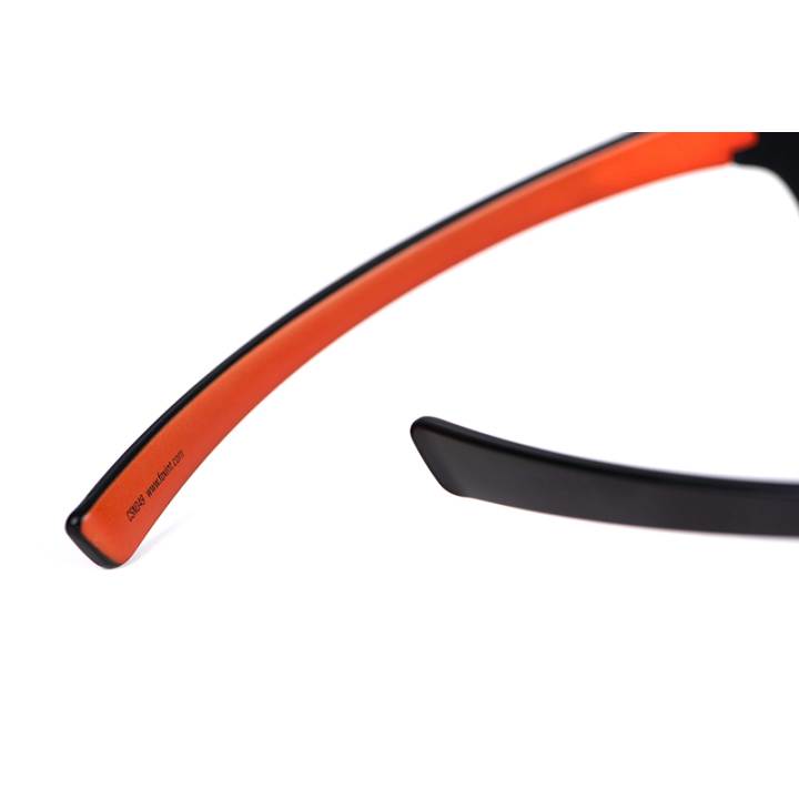 Fox Collection Wraps - Black/Orange - Grey Lens