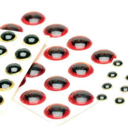 Veniard Epoxy Eyes Medium 5mm Silver/Black