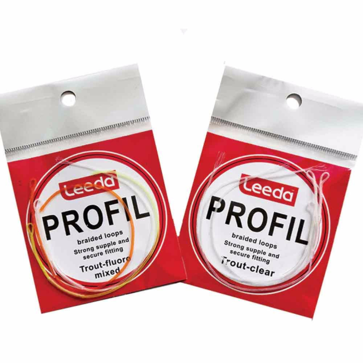 Leeda Profil Braided Loops - Trout Fluoro