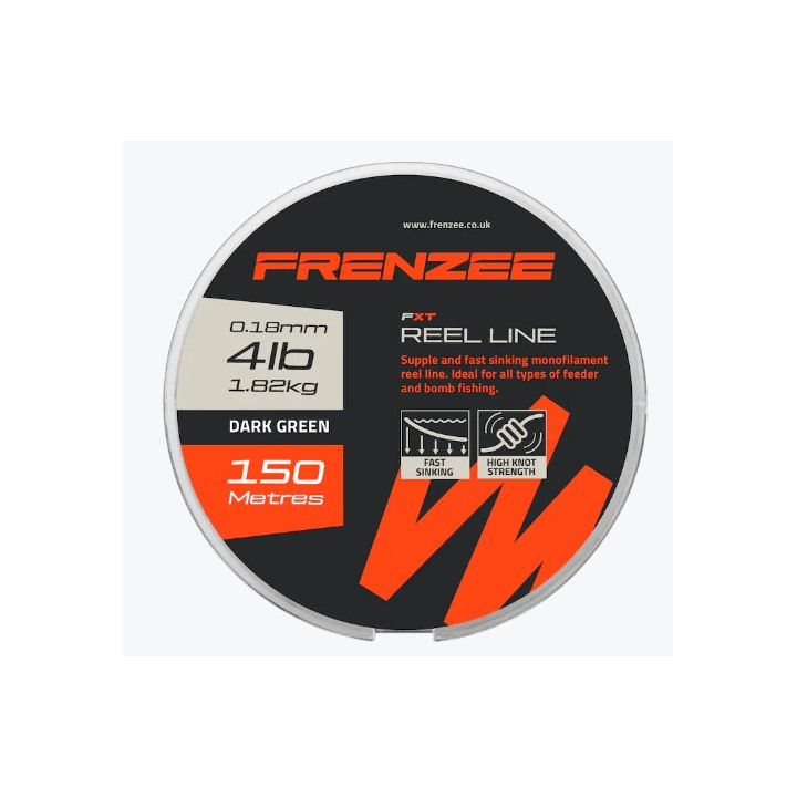Frenzee FXT Reel Line 8lb 150m Dark Green