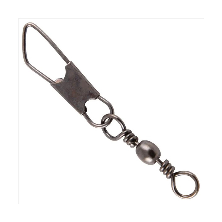 Dennett Nickel Crane Interlock Snap Swivels Size 1