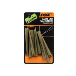 Fox Edges Naked Line Tail Rubbers - Trans Khaki