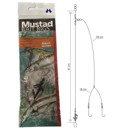 Mustad Wishbone Clipped Down Rig