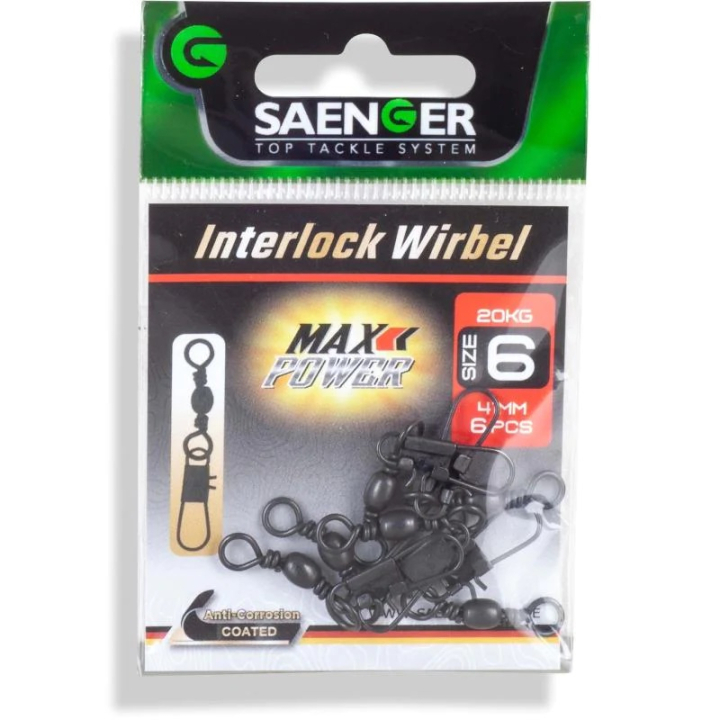 Saenger karabinerwirbel Max Power Swivel