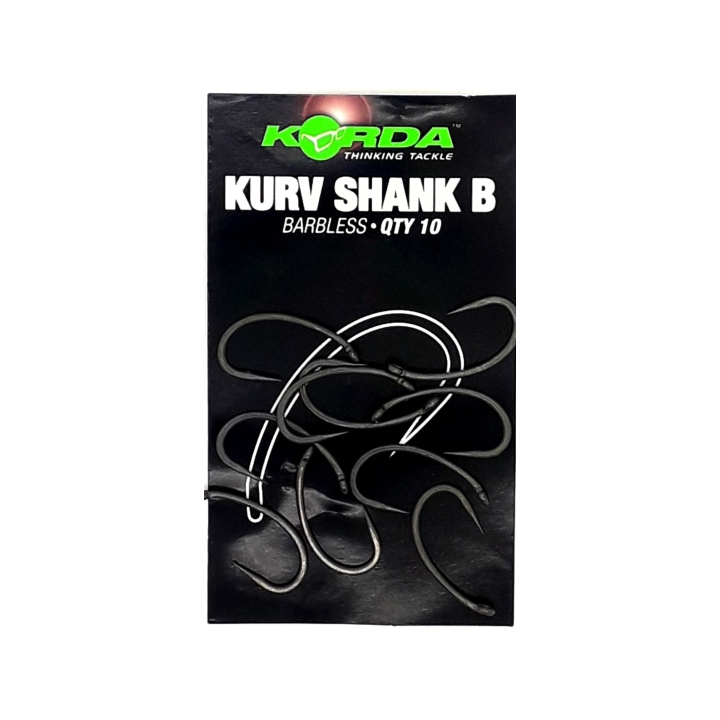 Korda Kurv Shank B Hooks Size 10