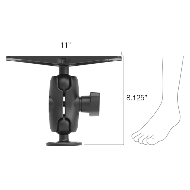 RAM Mounts RAM® Large Marine Electronics Mount