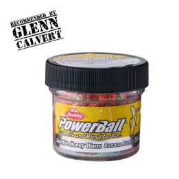 Berkley PowerBait Sparkle Honey Worm Banana Boost