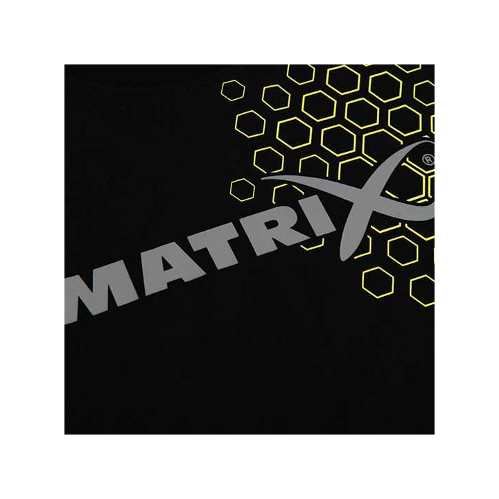Matrix Black Hex Print T-Shirt
