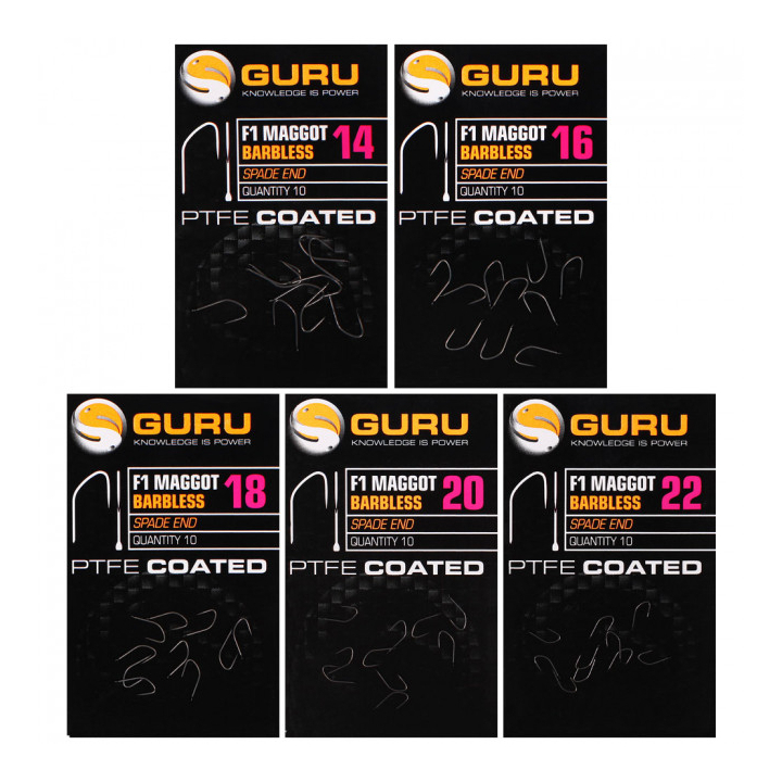 Guru F1 Maggot Hooks
