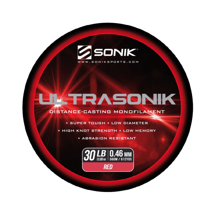 Sonik Ultrasonik Saltwater Bulk Spool: Red