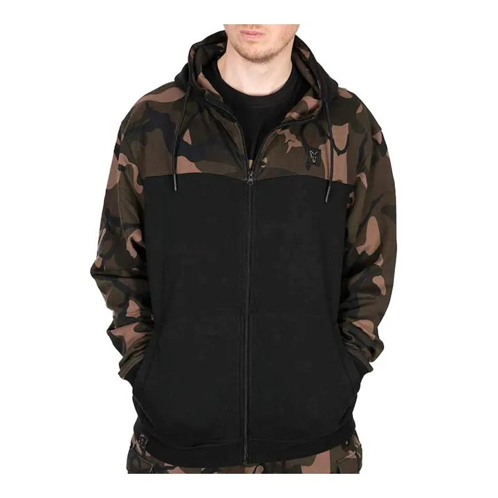 Fox Camo Logo Lightweight Split Zip Hoodie