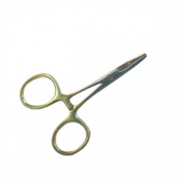 Dennett Forceps Gold Straight 4'