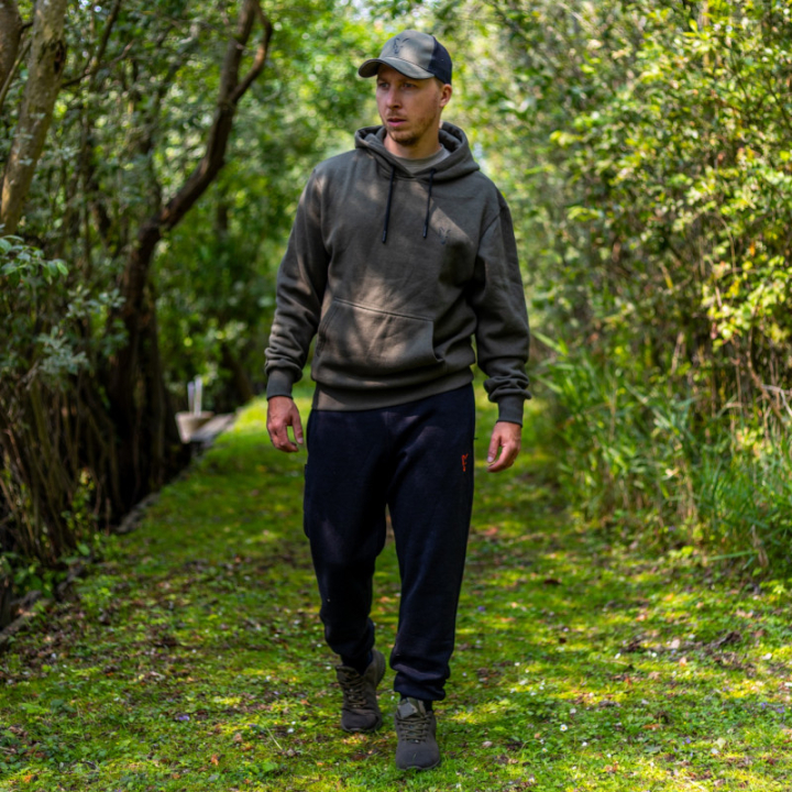 Fox Collection Black/Orange Joggers