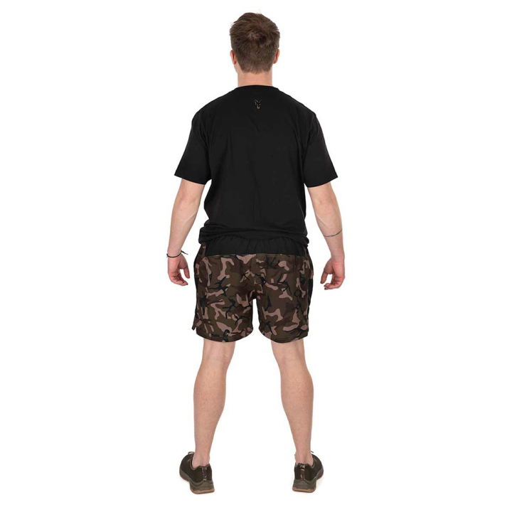 Fox Camo Logo Black Swim Shorts