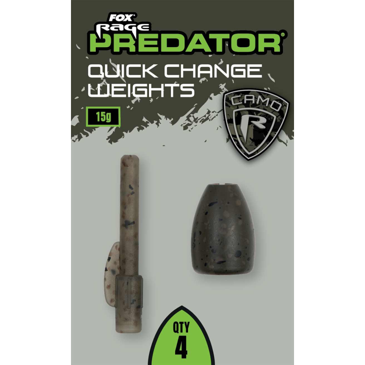 Fox Rage Predator Camo Quick Change Weights