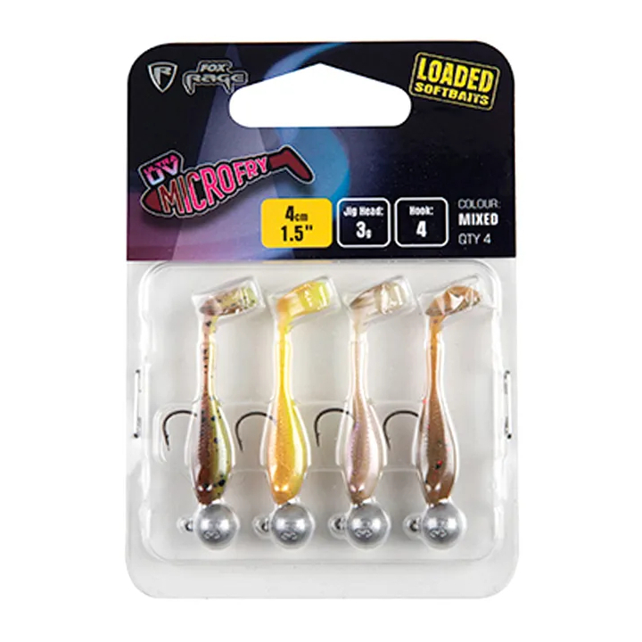 Fox Rage Ultra UV Micro Fry Loaded Lure Pack
