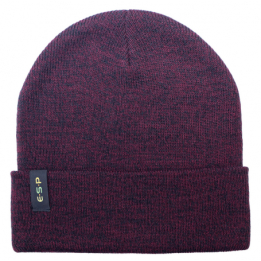 ESP Beanie Hat Maroon/Black