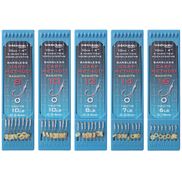 Drennan 4" Plate Carp Method Bandits Barbless