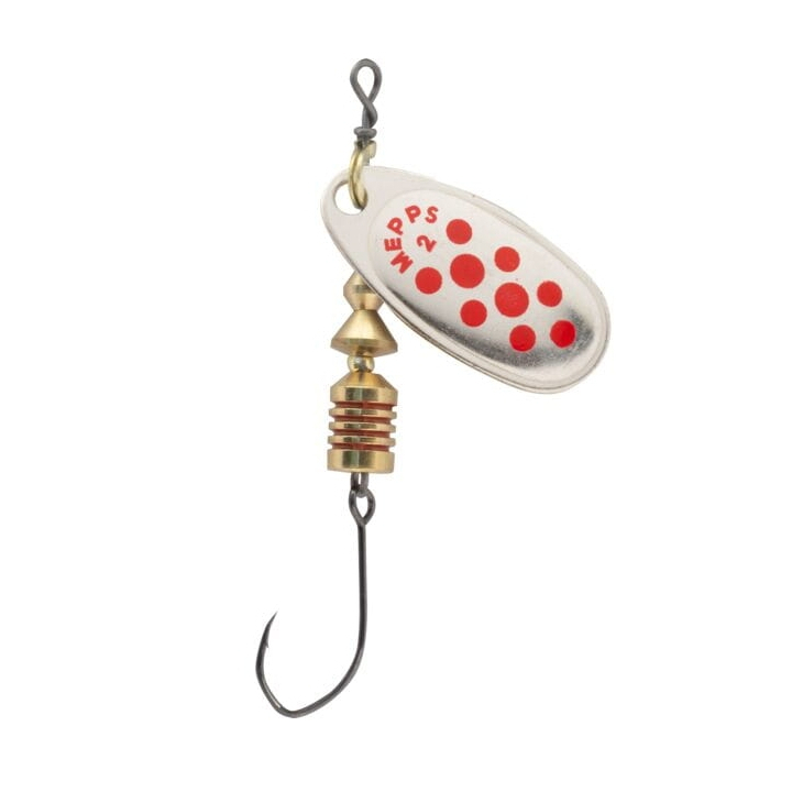 Mepps Comet Barbless Single Red Dot