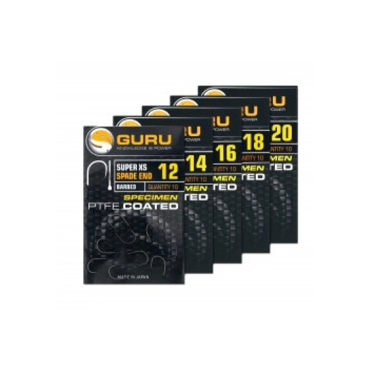 Guru Super XS Spade/Barbed Hooks