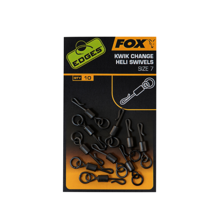 Fox EDGE Kwik Change Heli Swivels - Size 7