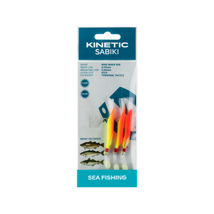 Kinetic Sabiki Mini Makk Rigs