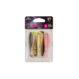 Fox Rage Ultra UV Slick Shad Softbaits Mixed Colours 9cm 3.5"