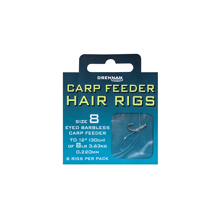 Drennan Carp Feeder Hair Rigs - Size 10