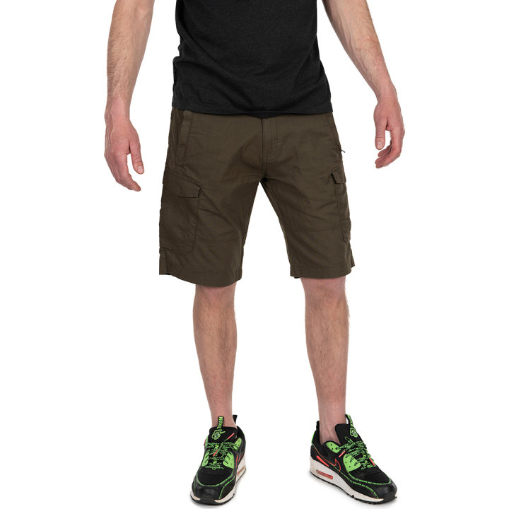 Fox Collection Lightweight Cargo Shorts Green/Black- XXL