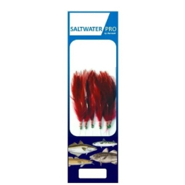 Dennett Saltwater Pro 6 Hook Red Feather Rig 1/0