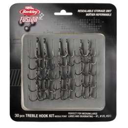 Berkley Fusion19 Treble Hook Kit 30pcs