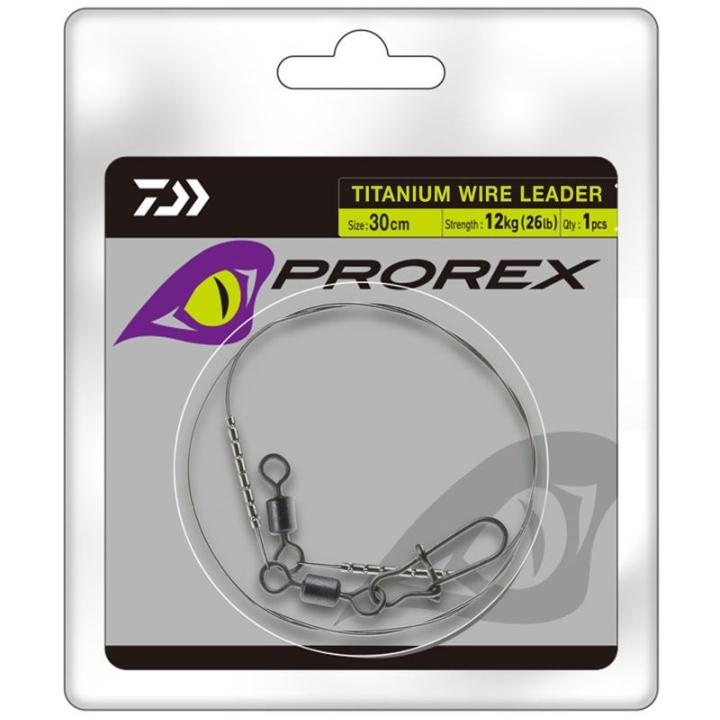 Daiwa Prorex Titanium Wire Leaders 30cm