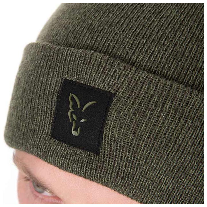 Fox Collection Bobble Hat - Green / Black