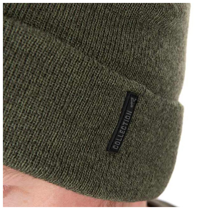 Fox Collection Bobble Hat - Green / Black