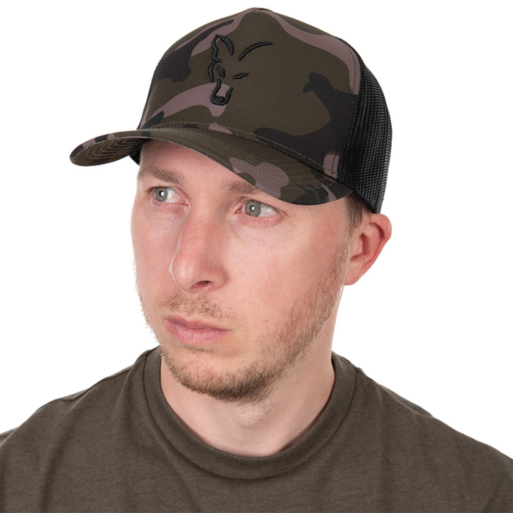Fox Black Camo Trucker Cap