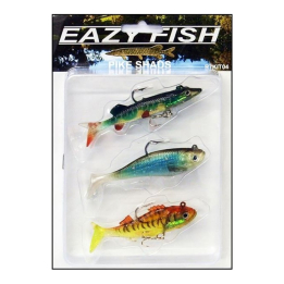Eazy Fish Pike Shad Lure Pack